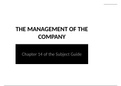 Summary COMPANY LAW ALAN, ISBN:   company law 