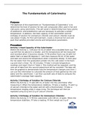 Lab report Fundamentals of Calorimetry