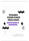 ICH4801 EXAM PACK 2024/2025