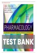 TEST BANK For Pharmacology A Patient-Centered Nursing Process Approach, 11th Edition by Linda E. McCuistion | Verified Chapter's 1 - 58 | Complete