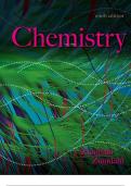 TEST BANK FOR ZUMDAHL CHEMISTRY 9TH EDITION (Complete Test Bank with Questions and Answers)