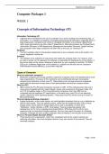 Computer Application Technology (CAT) Grade 12 Summary Notes