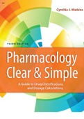Pharmacology Clear and Simple: A Guide to Drug Classifications 