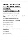 DBIA Certification STUDY with 100- correct answers(passed)