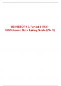 E. Period 3 1754 - 1800 Amsco Note Taking Guide (Ch. 5)