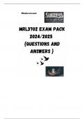 MRL3702 EXAM PACK 2024/2025  {QUESTIONS AND ANSWERS }