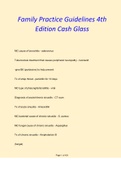 Family Practice Guidelines 4th Edition Cash Glass Test Bank