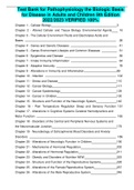 Test Bank for Pathophysiology the Biologic Basis for Disease in Adults and Children 9th Edition 2022/2023 VERIFIED 100% 