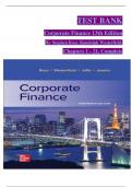 Solution Manual For Corporate Finance, 13th Edition by Stephen Ross, Randolph Westerfield, Verified Chapters 1 - 31, Complete Newest Version