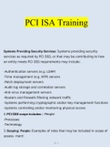 PCI ISA Training Complete Solutions Verified