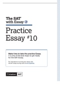 Official SAT Practice Tests 10 Essay