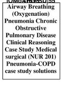 Airway Breathing (Oxygenation) Pneumonia Chronic Obstructive Pulmonary ...