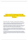   Glynco FLETC Academics First Half Questions And Answers 100% Guaranteed Success.