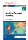 Test Bank for Medical-Surgical Nursing 8th Edition by Linton and Matteson