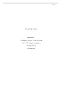 PSYC 290N Week 2 Assignment Making Tough Decisions Lifespan Development Chamberlain