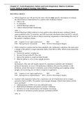 Chapter 67: Acute Respiratory Failure and Acute Respiratory Distress Syndrome Lewis: Medical-Surgical Nursing, 10th Edition Complete 2023 Quiz_ Answered.