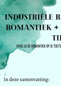 Geschiedenis, samenvatting Industriële Revolutie & de Romantiek + leer en toets tips