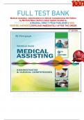 FULL TEST BANK Medical Assisting: Administrative & Clinical Competencies 9th Edition by Michelle Blesi (Author) latest Update Graded A+  