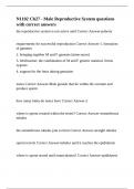 N1102 Ch27 - Male Reproductive System questions with correct answers