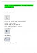 Mayo EKG Competency Exam Questions and Answers