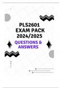 PLS2601 EXAM PACK 2024/2025