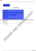 AQA-7552-1-DESIGN AND TECHNOLOGY FINAL MARK SCHEME-TECHNICAL PRINCIPLES-A LEVEL-Jun24-v1.0