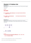 CHEM 103 Module 5 Problem Set 2023 Portage learning