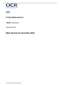 OCR FURTHER MATHEMATICS Y543-01 MS Nov20