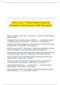 Nicet Level 1 Water Based Systems Questions And Answers Well Illustrated.