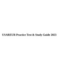 USAREUR Practice Test & Study Guide 2023.