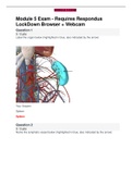 Portage Learning BIOD 152 A&P 2 Module 5 Exam 2022 Course BIO 152 A&P II Institution Portage Learning Module 5 Exam - Requires Respondus LockDown Browser + Webcam Question 1 5 / 5 pts Label the organ below (highlighted in blue, also indicated by the arrow