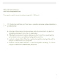 PRACTICE TEST FOR EXAM 2 STRATEGIC MANAGEMENT 4490 - ALL Answers are Correct - Graded A+