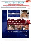       FULL TEST BANK Pediatric Physical Examination 3rd Edition By Karen G. Duderstadt Phd Latest Update Quality Document Graded A+     