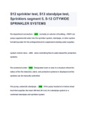   FDNYC S12 sprinkler test, S13 standpipe test, Sprinklers segment 5, S-12 CITYWIDE SPRINKLER SYSTEMS 2023 ( A+ GRADED 100% VERIFIED)