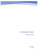 Filosofie Essay Onzekerheid