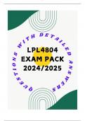 LPL4804 EXAM PACK 2024/2025