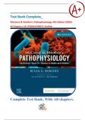 Test Bank Complete_ McCance & Huether’s Pathophysiology, 9th Edition (2023) All Chapters 1-49 |9780323789875| Verified| 2024-2025