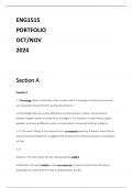 ENG1515 EXAM PORTFOLIO OCT 2024