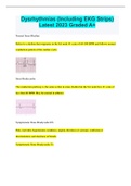 Dysrhythmias (Including EKG Strips) Latest 2023 Graded A+