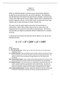 Chapter 2 and 6 Finc 341 Lecture Notes