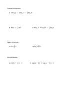 Condensing/Expanding and Solving Logarithmic Expewssions