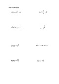 Inverse Functions w/ Logarithms and Exponents Test Study Guide