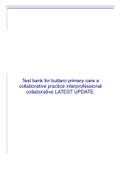 Test bank for buttaro primary care a collaborative practice interprofessional collaborative