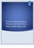 final Test Bank Pediatric Primary Care 6th Edition Burns, Dunn, Brady.pdf