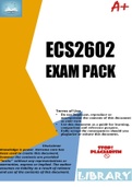 ECS2602 EXAM PACK 2023