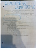 Qualitative and Quantitative Variable Notes