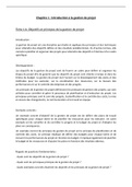 Fiche 1.b. Introduction à la gestion de projet - Objectifs et principes de la gestion de projet