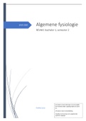 Algemene fysiologie - 2019/2020