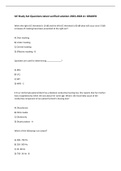 ILE Study Set Questions latest verified solution 2023-2024 A+ GRADED 