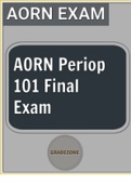 (Solved Guide) AORN Periop 101 Final Exam Questions and answers  2023